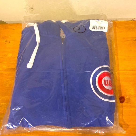 Soft as a Grape Women's Plus Size MLB Chicago Cubs Full Zip Up Hoodies NIP 3XL - Picture 2 of 4